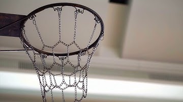 basketball getting in or miss out chain hoop concept and abstract