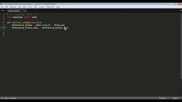 Calcular edad - Python 2