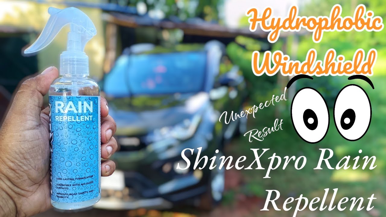 Shinexpro rain repellent, Hydrophobic spray for car windshield