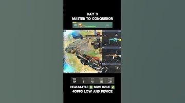 Conqueror Rank Push Day -9#shorts#bgmi#rankpush