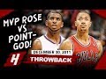 MVP Derrick Rose vs Chris Paul UNREAL PG Duel Highlights 2011.12.30 - MUST WATCH!