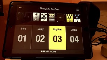 Testing Amplitube for iPad (Audio)