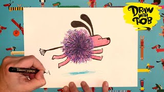 Drawwithrob 60 Dill The Dog Youtube