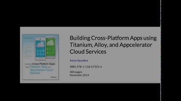 Appcelerator Titanium Alloy Simple TableView Mobile App