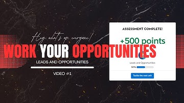 📌 Work Your Opportunities in Salesforce Lightning | Admin Certification Trailhead Guide