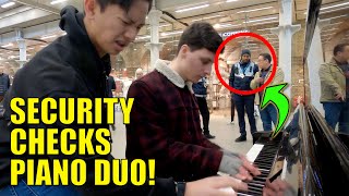 When Security Guards Saw Us Play the St Pancras Public Piano | Cole Lam