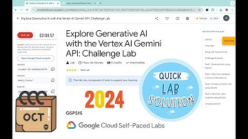 Explore Generative AI with the Vertex AI Gemini API: Challenge Lab || #qwiklabs | #GSP515 @quick_lab