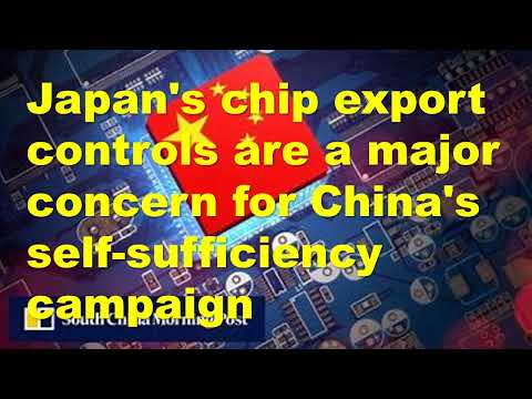 Japan's chip export controls are a major concern for China's self-sufficiency campaign, analysts say
