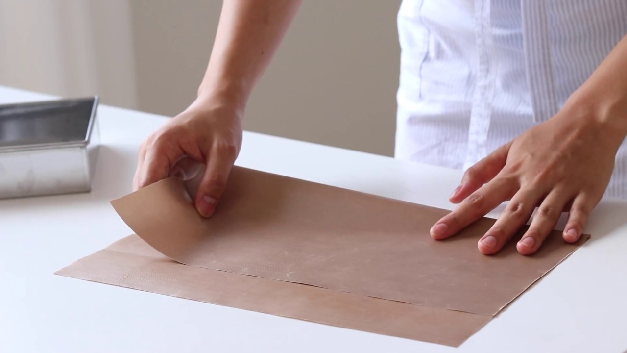 型紙の敷き方 パウンド型 丸型 正方形の型 ロールケーキ型 Hidamari Cooking Youtube