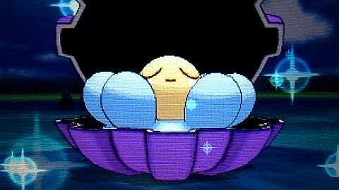 Shiny Clamperl on Route 12 after 37 Fish Chain! (Pokemon X)