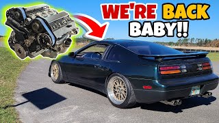 Twin Turbo 300ZX Engine Assembly and COMPLETE Install In 20 Minutes!