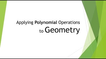 Applying Polynomial Operations To Geometry