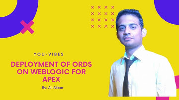 How to Deployment of ORDS on Web logic for apex