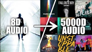 Faded(5000D Audio | Not 2000D Audo)Megamix - Alan Walker ft. Fall Out Boy, Imagine Dragons & More