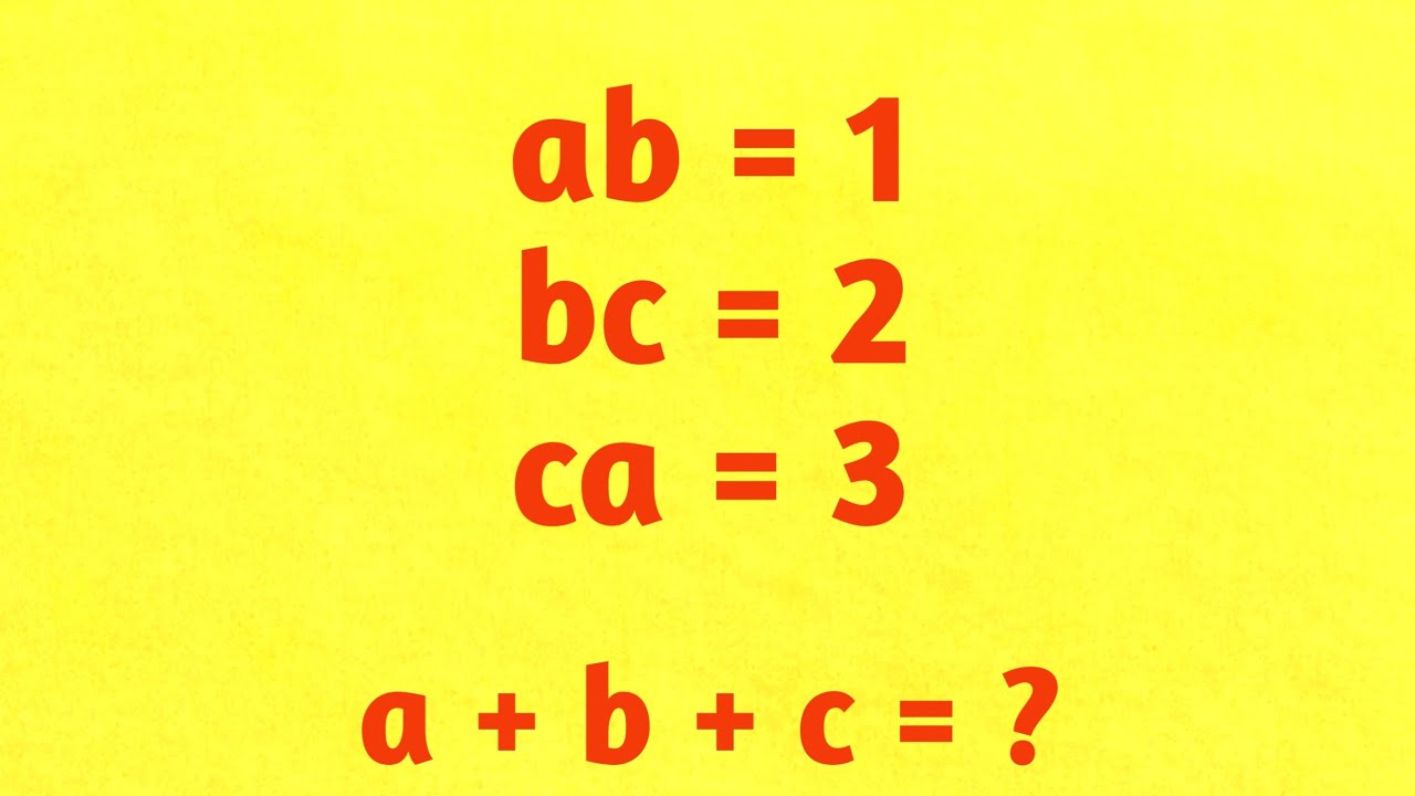 A Very Nice Algebra Olympiad Problem | Math Olympiad | BDLogic