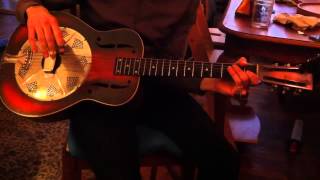 Slide Guitar Blues In Open D Finger Picking Guitar Lesson - Shake 'em On Down Guitar Lesson chords