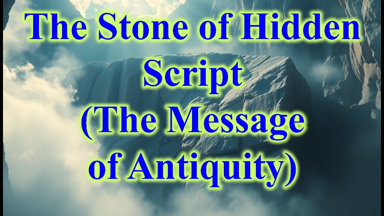 Stone Story Script The Stone of Hidden Script The Message of Antiquity - YouTube