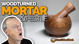 Wood Turning Mortar and Pestle Video