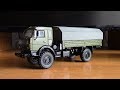 Сборка модели КАМАЗ 4350 AVD models