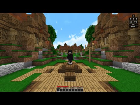 Minecraft ვთამაშობ Bedwars და TheBridge | skill Showing