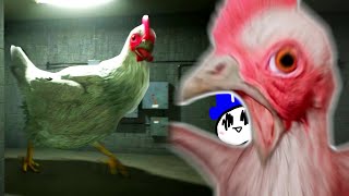 化け物サイズの鶏が捕食しにくるホラーゲーム「Chicken Feet」