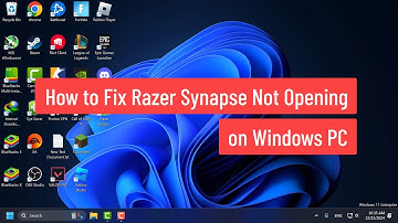 How to Fix Razer Synapse Not Opening on Windows PC