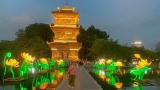 Robot rực rỡ Đêm hội trăng rằm 2026. Tại phố cổ Hồ kỳ lân Ninh Bình @muitraicay2021- 