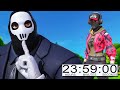 I pretended to be BRUTUS for 24 HOURS in Fortnite...