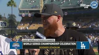 2025 Dodgers World Series parade: Will Klein embracing 'dream' & wants to build confidence