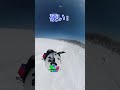 1番快適な帰り方が道路スノーボード #shorts