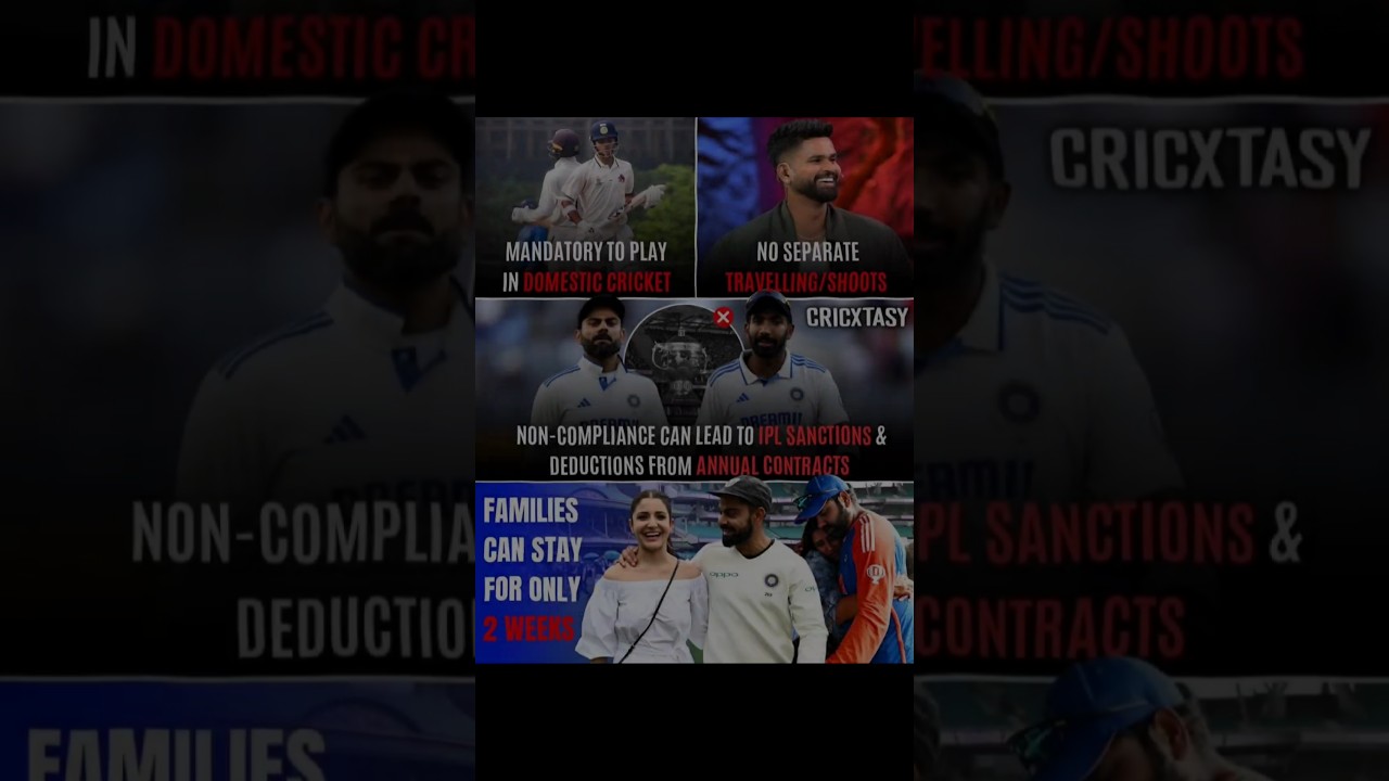 New rules by BCCI 🤔 