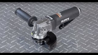 Klutch 4 1/2in. Air Angle Grinder - 12,000 RPM, 4 CFM