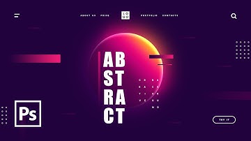 How to Create Crypto NFT Abstract Creative Gradient Background in Photoshop | Tutorial