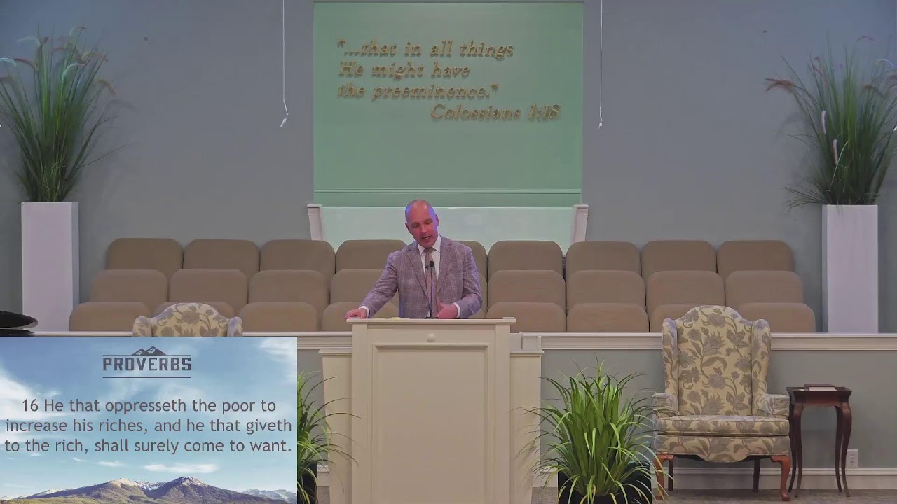 Pastor Josh Mendenhall Wednesday September 9