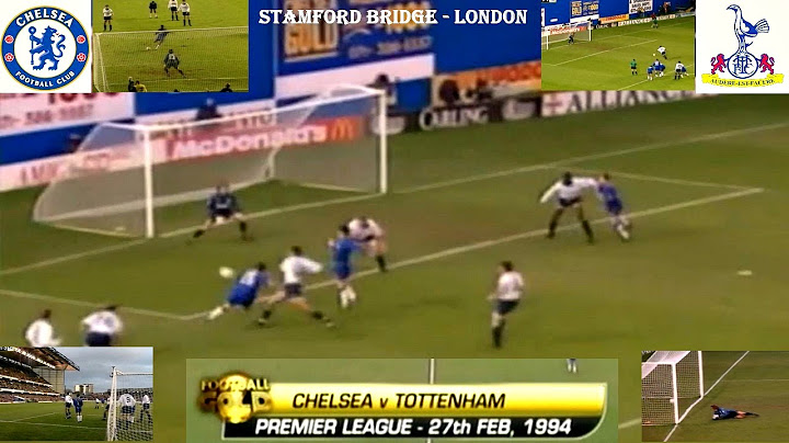 CHELSEA FC V TOTTENHAM  HOTSPUR FC - 4-3 - 27TH FEBRUARY 1994 - STAMFORD BRIDGE