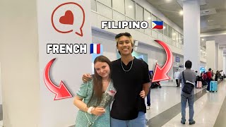 FRENCH GIRL ?? AND FILIPINO BOY ?? MEET AGAIN AFTER 8MONTHS OF LONG DISTANCE RELATIONSHIP ❤️?