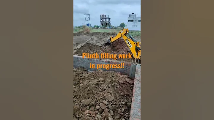 Plinth filling work in progress!!