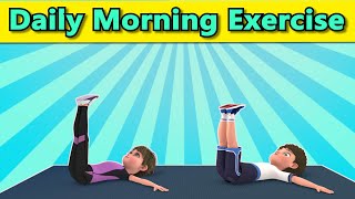 MORNING KIDS WORKOUT |DAILY WAKE UP EXERCISES| Kids Exercise