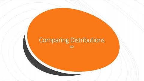 3D Comparing Distributions