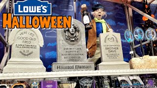 Lowe's Halloween NEW 2023 Setup & Spooky Display Walkthrough Tour of Animatronics and Animated Props