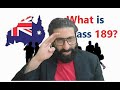 What is australia subclass 189  the credible advice 