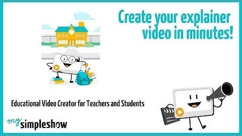 Educational Video Creator for Teachers and Students - mysimpleshow