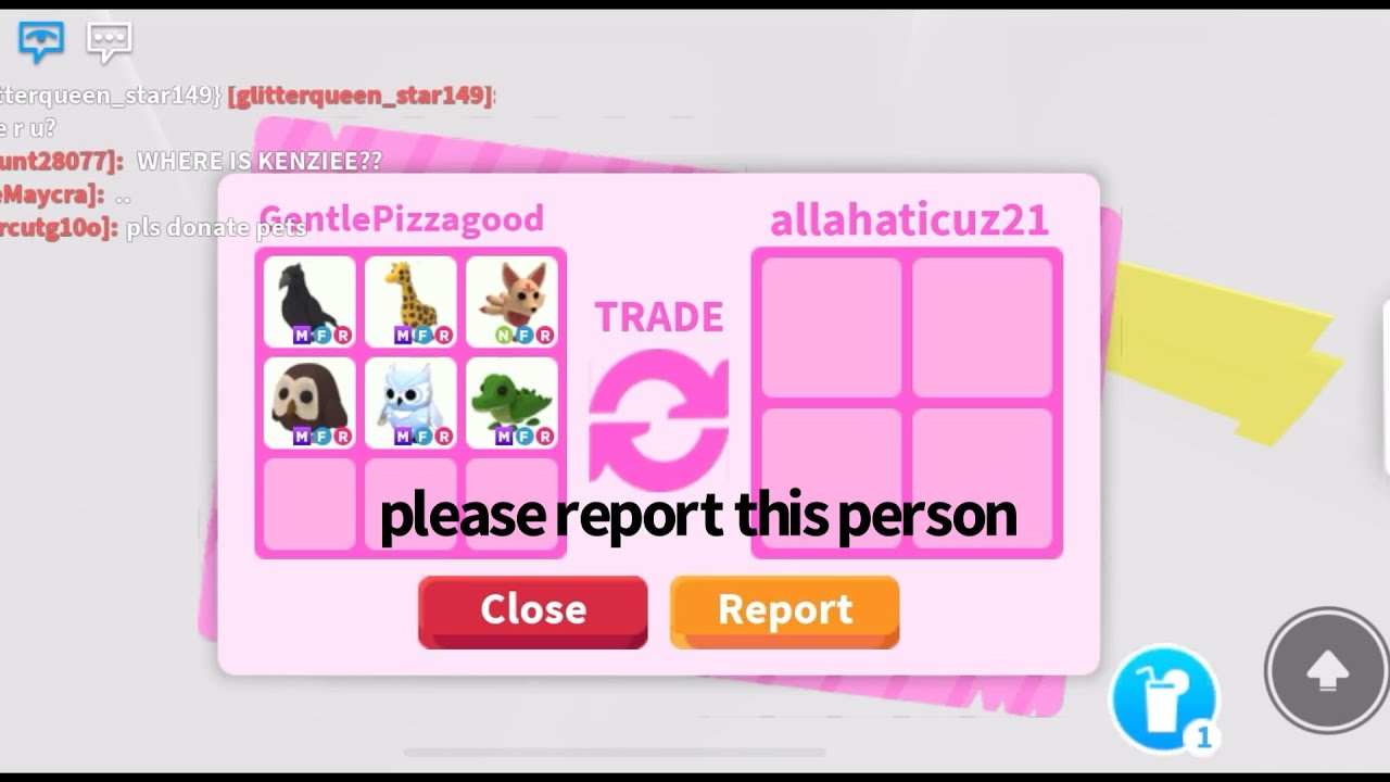 can anyone confirm if adopt me got back ur scammed pets? i lost so much im  crying : r/AdoptMeTradingRoblox