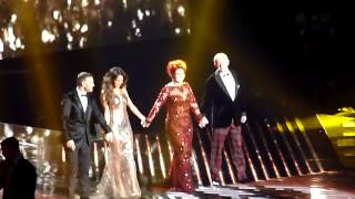 X Factor Final Results - Judges Entrace