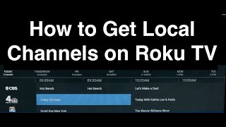 How to Get Local Channels on Roku TV