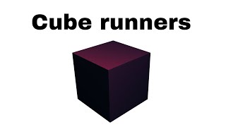 Cube runners (horror mode)￼￼