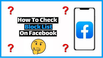 How To Check Block List On Facebook (2024)