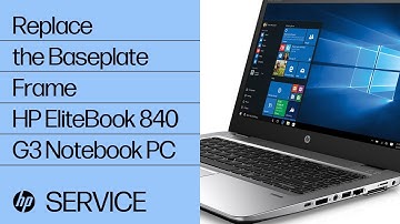 Replace the Baseplate Frame | HP EliteBook 840 G3 Notebook PC | HP