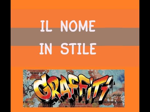 Video: Come Scrivere Il Tuo Nome Nei Graffiti