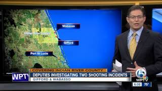 Deputies investigating 3 separate shootings in Indian River County